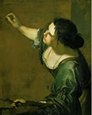 Artemisia Gentileschi. Autorretrato como Alegoría de la Pintura