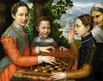 La partida de ajedrez. Sofonisba Anguissola