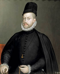 Retrato de Felipe II. Sofonisba Anguissola