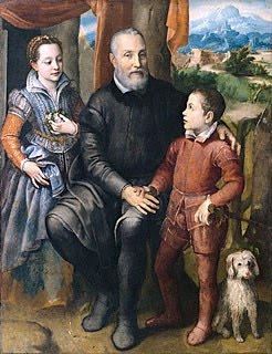 Retrato de su familia. Sofonisba Anguissola