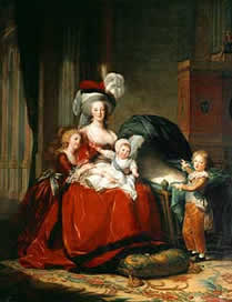María Antonieta y sus hijos. Elisabeth Louise Vigée-Lebrun