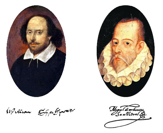 William Shakespeare & Cervantes