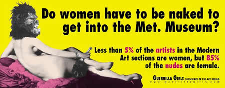 Do women have to be naked to get into the Met. Museum?