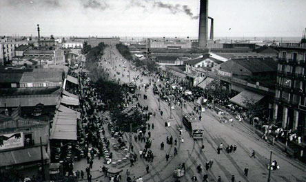 La huelga de tranvías de 1951 en Barcelona, primera de envergadura tras la Guerra Civil