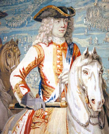 El duque de Marlborough en la batalla de Oudenarde